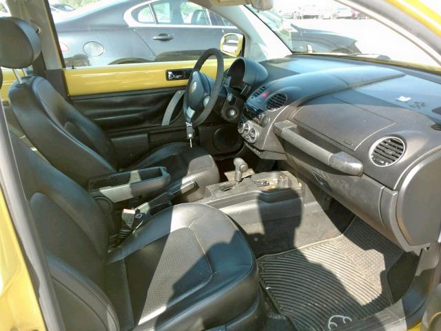 3VWRW31C57M517749 - 2007 VOLKSWAGEN NEW BEETLE Դեղին լուսանկար 5