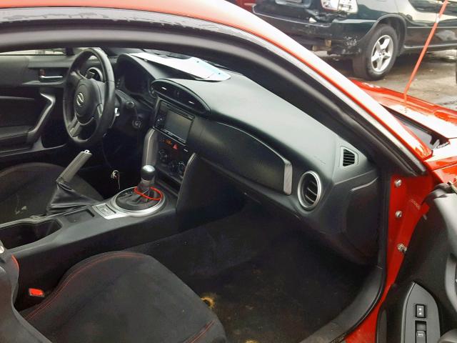 JF1ZNAA14D2704790 - 2013 TOYOTA SCION FR-S RED photo 5