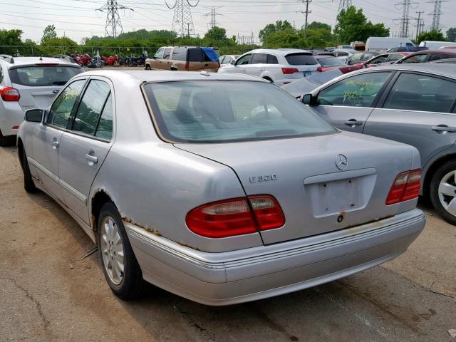 WDBJF65J21B346868 - 2001 MERCEDES-BENZ E 320 SILVER photo 3