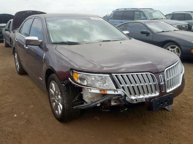 3LNDL2L3XCR824338 - 2012 LINCOLN MKZ HYBRID RED photo 1