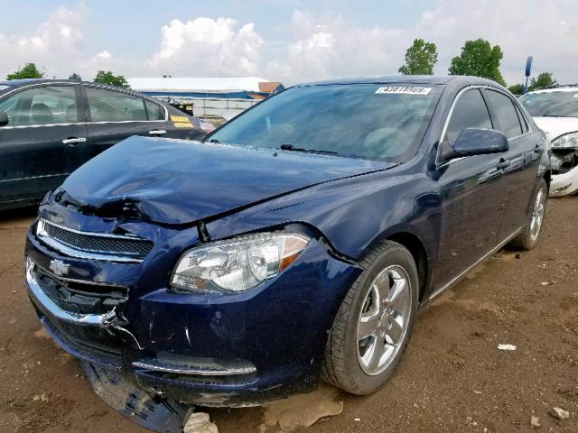 1G1ZC5EB7AF307470 - 2010 CHEVROLET MALIBU 1LT 蓝色 照片 2