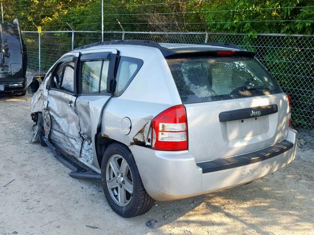 1J8FT47W38D706699 - 2008 JEEP COMPASS SP ვერცხლისფერი ფოტო 3