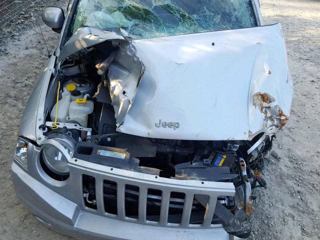 1J8FT47W38D706699 - 2008 JEEP COMPASS SP ვერცხლისფერი ფოტო 7