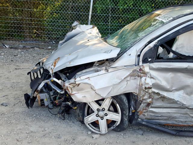 1J8FT47W38D706699 - 2008 JEEP COMPASS SP ვერცხლისფერი ფოტო 9