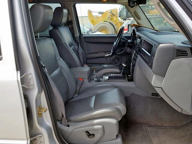 1J8HH48K67C548109 - 2007 JEEP COMMANDER 银色 照片 5