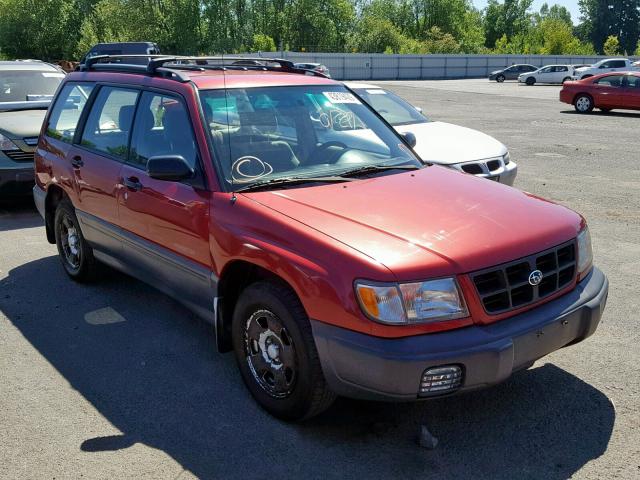 JF1SF6359XH714504 - 1999 SUBARU FORESTER L RED photo 1