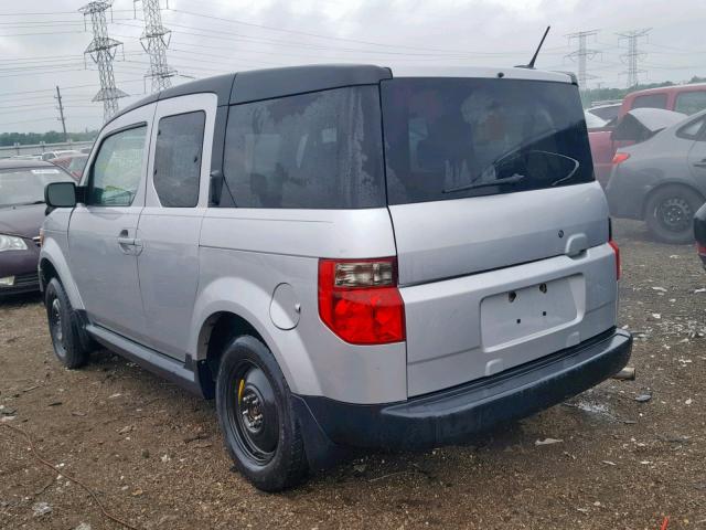 5J6YH28748L018627 - 2008 HONDA ELEMENT EX SILVER photo 3