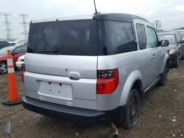 5J6YH28748L018627 - 2008 HONDA ELEMENT EX SILVER photo 4