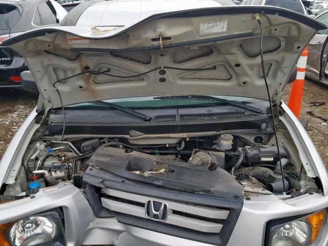 5J6YH28748L018627 - 2008 HONDA ELEMENT EX SILVER photo 7