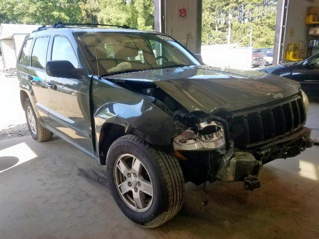 1J8HR48P37C524035 - 2007 JEEP GRAND CHER GREEN photo 1