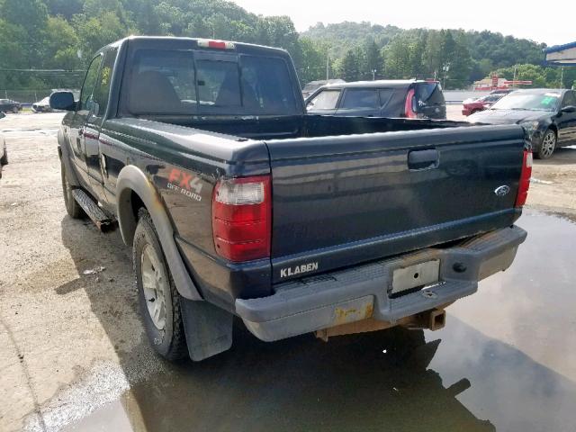 1FTZR45E63TA12990 - 2003 FORD RANGER SUP BLACK photo 3