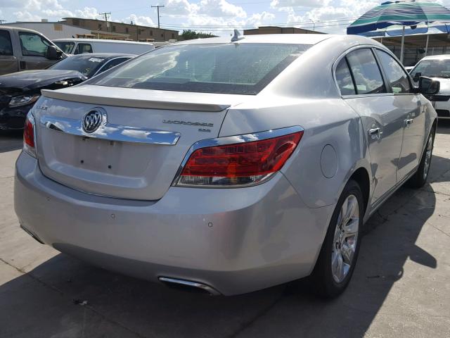 1G4GE5GD5BF367025 - 2011 BUICK LACROSSE C SILVER photo 4