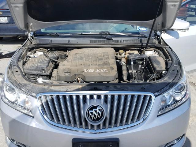 1G4GE5GD5BF367025 - 2011 BUICK LACROSSE C SILVER photo 7