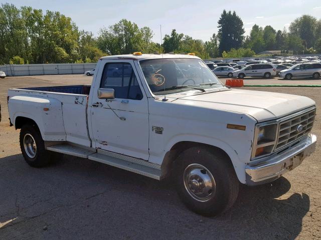 2FTJF3510GCB32527 - 1986 FORD F350 WHITE photo 1