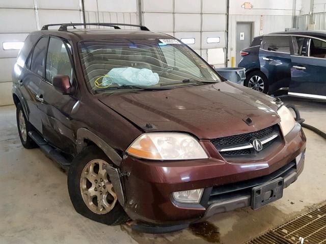 2HNYD18601H505453 - 2001 ACURA MDX TOURIN MAROON photo 1