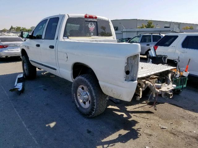 1D7KS28C27J559055 - 2007 DODGE RAM 2500 S თეთრი ფოტო 3