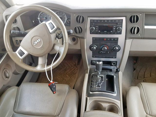 1J8HG48K98C100905 - 2008 JEEP COMMANDER 银色 照片 9