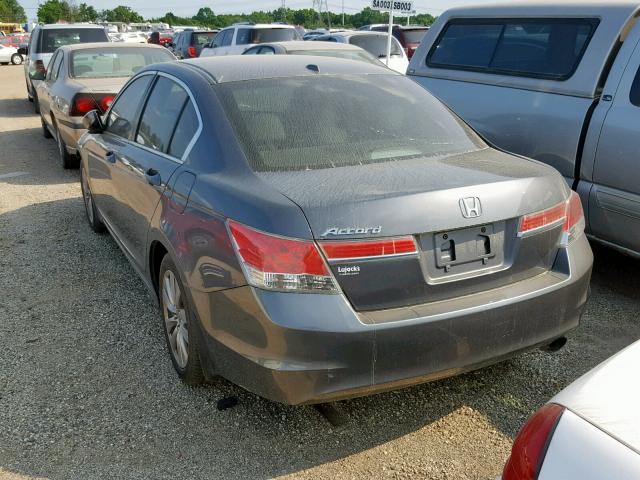 1HGCP2F87CA187464 - 2012 HONDA ACCORD EXL GRAY photo 3