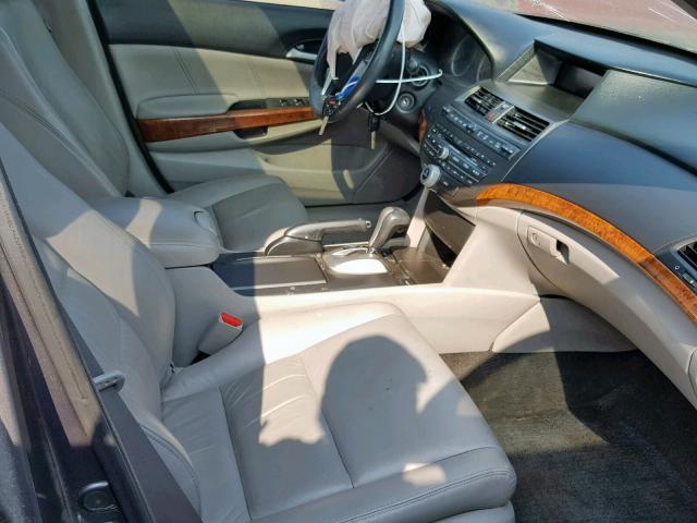 1HGCP2F87CA187464 - 2012 HONDA ACCORD EXL GRAY photo 5