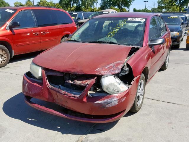 1G8AG52F15Z131000 - 2005 SATURN ION LEVEL RED photo 2