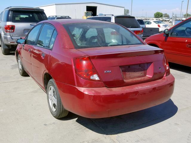 1G8AG52F15Z131000 - 2005 SATURN ION LEVEL RED photo 3