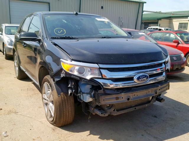 2FMDK4JC9DBA79518 - 2013 FORD EDGE SEL BLACK photo 1