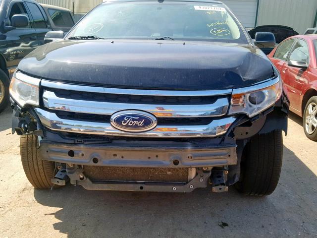 2FMDK4JC9DBA79518 - 2013 FORD EDGE SEL BLACK photo 9