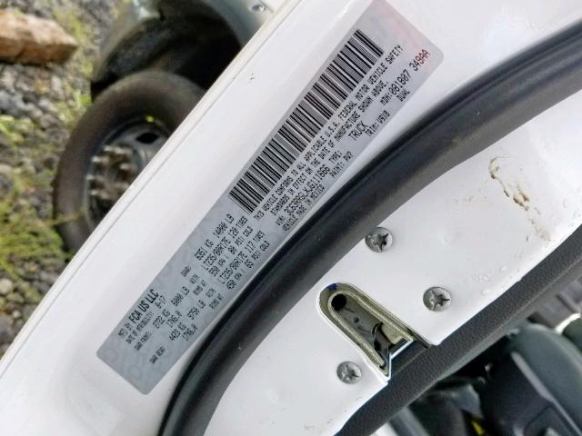 3C63RRGLXJG111666 - 2018 RAM 3500 ST WHITE photo 10