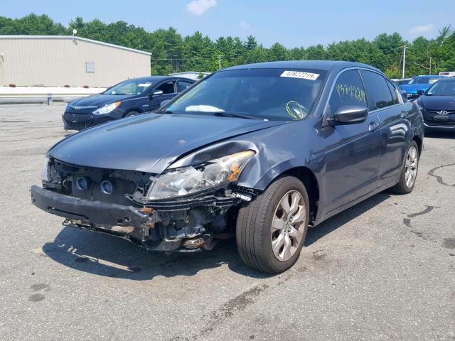 1HGCP26868A087072 - 2008 HONDA ACCORD EXL GRAY photo 2