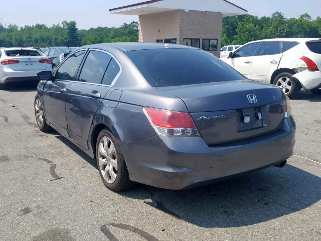 1HGCP26868A087072 - 2008 HONDA ACCORD EXL GRAY photo 3