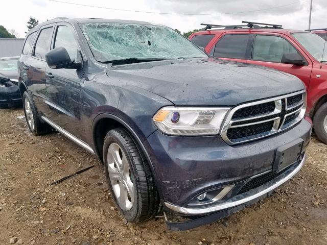 1C4RDJDG9EC971481 - 2014 DODGE DURANGO LI BLUE photo 1