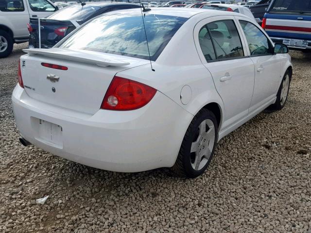 1G1AT58H397263311 - 2009 CHEVROLET COBALT LT WHITE photo 4