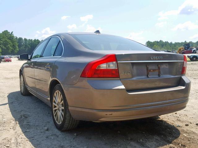 YV1AS982571020865 - 2007 VOLVO S80 3.2 GRAY photo 3