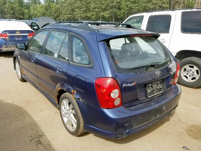 JM1BJ245231125748 - 2003 MAZDA PROTEGE PR BLUE photo 3