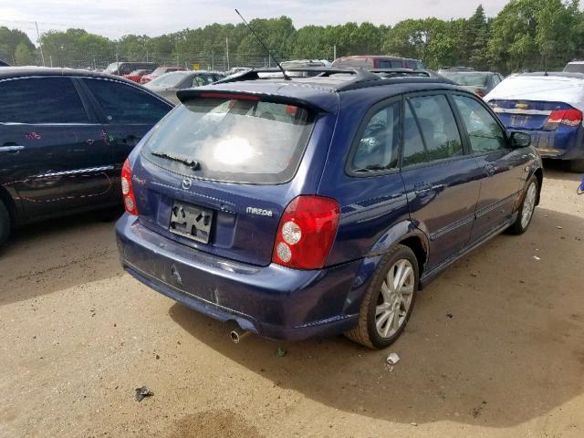 JM1BJ245231125748 - 2003 MAZDA PROTEGE PR BLUE photo 4