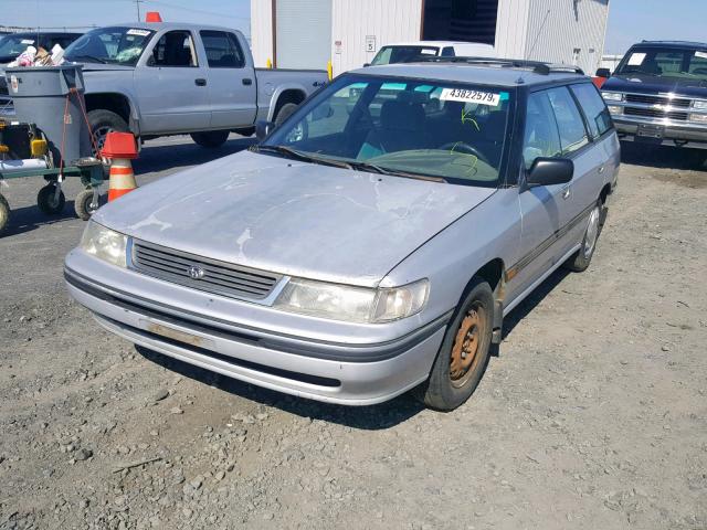 4S3BJ633XP6955247 - 1993 SUBARU LEGACY L SILVER photo 2