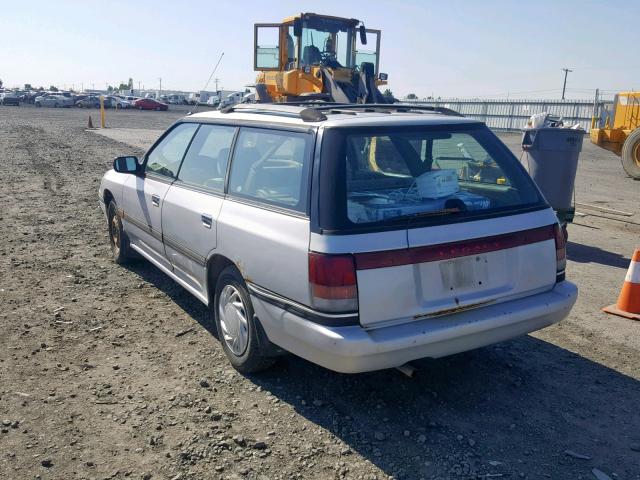 4S3BJ633XP6955247 - 1993 SUBARU LEGACY L SILVER photo 3