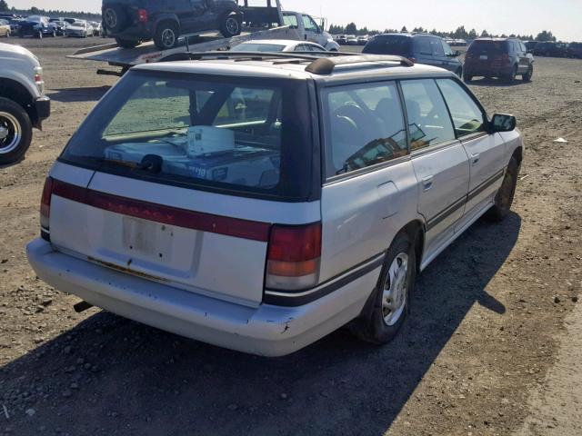 4S3BJ633XP6955247 - 1993 SUBARU LEGACY L SILVER photo 4