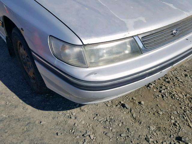 4S3BJ633XP6955247 - 1993 SUBARU LEGACY L SILVER photo 9