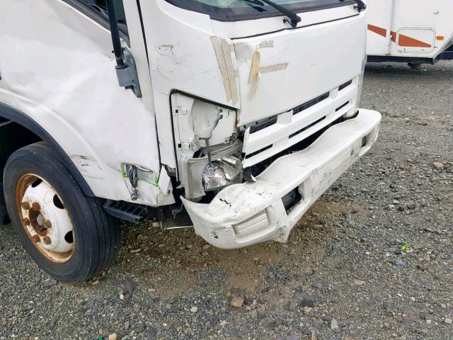 54DC4W1C6CS804496 - 2012 ISUZU NPR HD WHITE photo 9