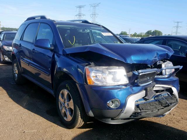 2CKDL33F486037610 - 2008 PONTIAC TORRENT BLUE photo 1