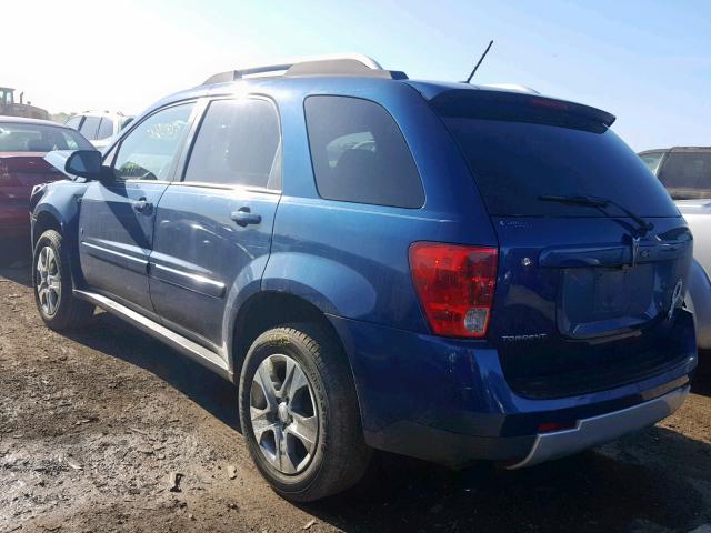 2CKDL33F486037610 - 2008 PONTIAC TORRENT BLUE photo 3