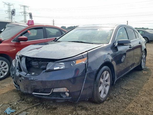 19UUA8F5XDA003974 - 2013 ACURA TL TECH GRAY photo 2