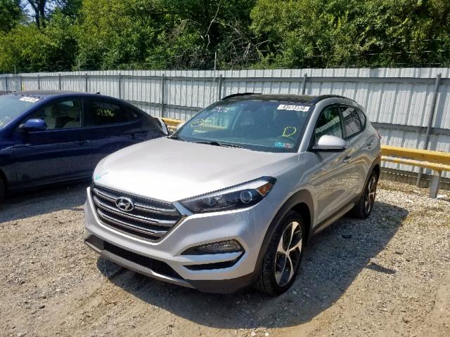 KM8J3CA27GU165247 - 2016 HYUNDAI TUCSON LIM SILVER photo 2