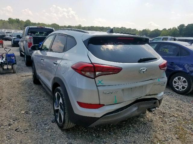 KM8J3CA27GU165247 - 2016 HYUNDAI TUCSON LIM SILVER photo 3