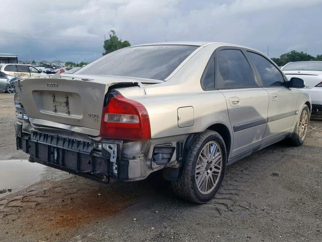 YV1TS94D411197799 - 2001 VOLVO S80 BEIGE photo 4