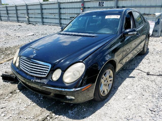 WDBUF65J14A445639 - 2004 MERCEDES-BENZ E 320 BLACK photo 2