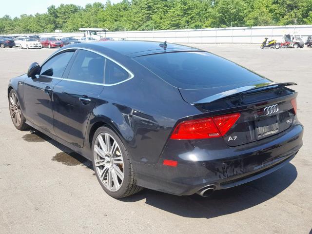 WAU2GAFC5EN080088 - 2014 AUDI A7 PRESTIG BLACK photo 3