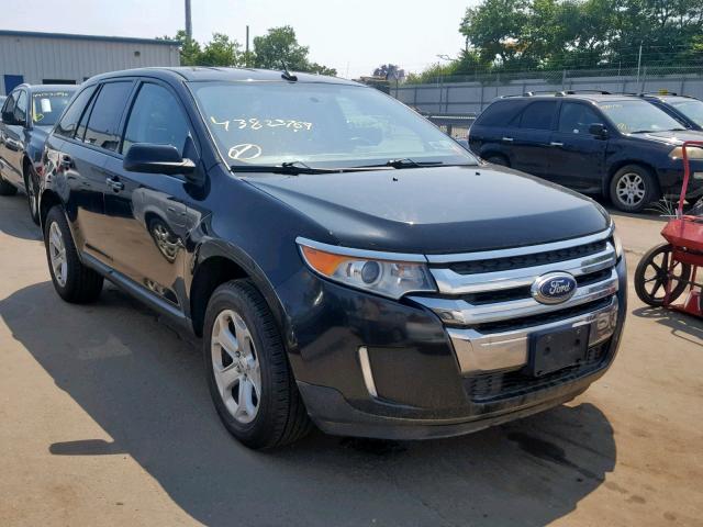 2FMDK4JC9DBA28276 - 2013 FORD EDGE SEL BLACK photo 1