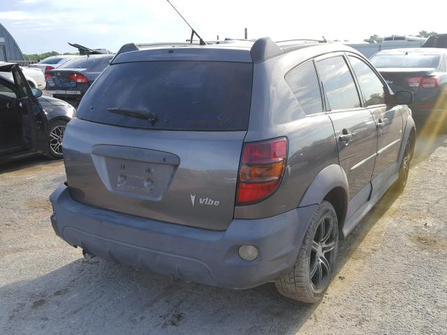 5Y2SL65807Z423801 - 2007 PONTIAC VIBE GRAY photo 4